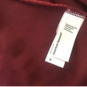 American Apparel Velvet Dress